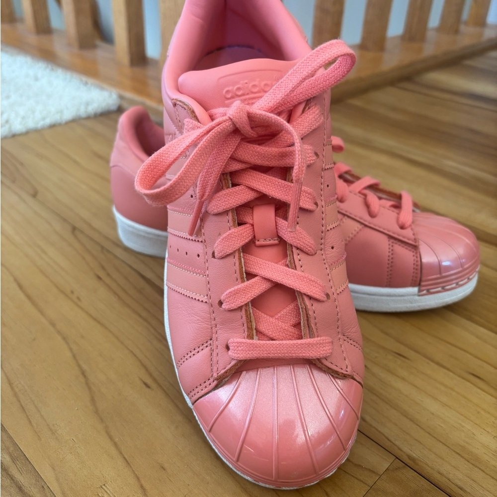 COPY - Adidas Superstar Metal Toe in Bright Pink (Rose) Size Men’s 8 women’s 9
